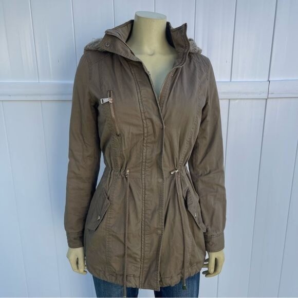 Jackets & Blazers - Tan Parka Jacket Women's size S
